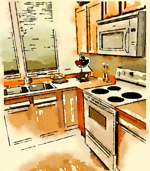 modern kitchen renovation